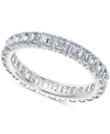 Macy's Diamond Emerald-cut Eternity Band (2 Ct. T.w.) In 14k Gold (also In Platinum) In White Gold