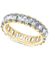 Macy's Diamond Emerald-cut Eternity Band (5 Ct. T.w.) In 14k Gold (also In Platinum) In Yellow Gold