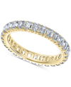 Macy's Diamond Emerald-cut Eternity Band (2 Ct. T.w.) In 14k Gold (also In Platinum) In Yellow Gold