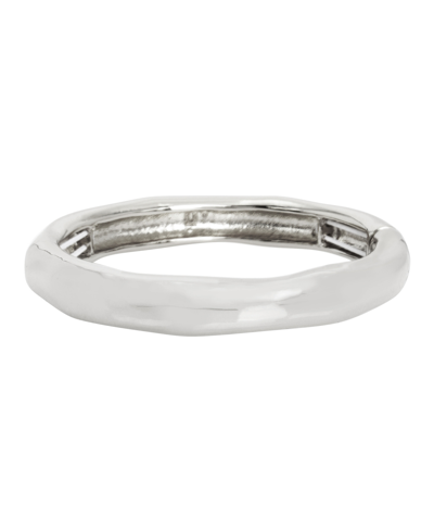 Robert Lee Morris Soho Silver-tone Sculpted Stretch Bracelet