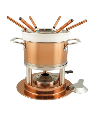 Swissmar Bern 11 Piece Copper Fondue Set