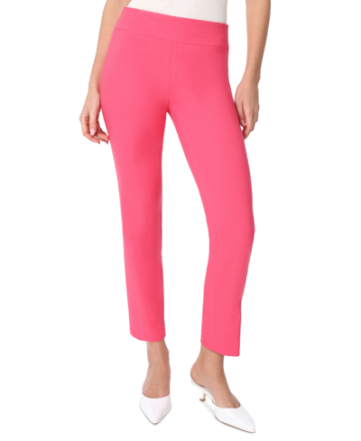 Jones New York Women's Solid Stretch Twill Ankle Pants In Pink