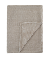 Melange Herringbone Cotton Blanket, Full/queen In Taupe