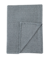 Melange Herringbone Cotton Blanket, Full/queen In Gray