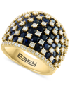 EFFY COLLECTION EFFY EMERALD (3-3/4 CT. T.W.) & DIAMOND (1-1/5 CT. T.W.) STATEMENT RING IN 14K GOLD