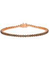 LE VIAN CHOCOLATIER CHOCOLATE DIAMOND TENNIS BRACELET (1-1/6 CT. T.W.) IN 14K GOLD (ALSO AVAILABLE IN ROSE G