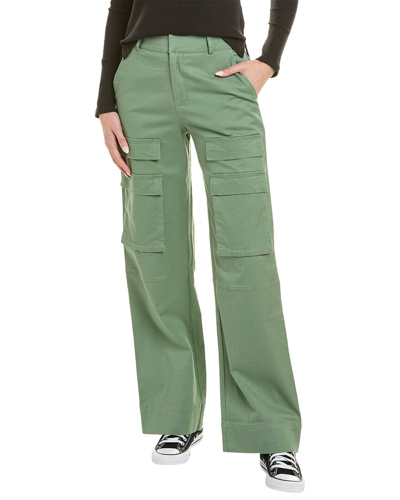 Socialite Wide Leg Cargo Pant In Green