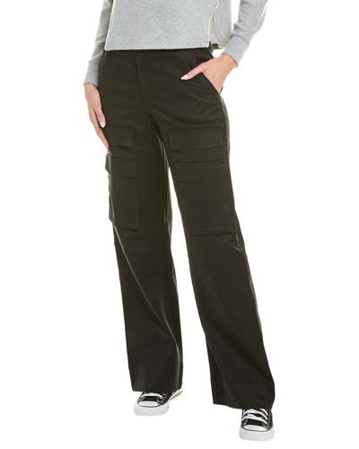 Socialite Wide Leg Cargo Pant In Black