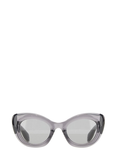 Alexander Mcqueen Cat-eye Sunglasses The Curve In Grey