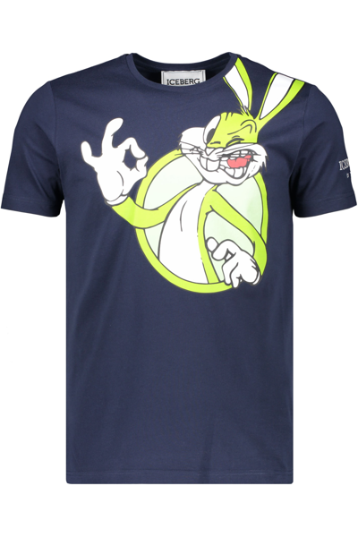 ICEBERG PRINTED COTTON T-SHIRT