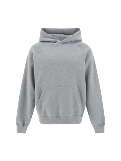 Gucci Logo-print Cotton Hoodie In Gray