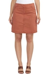 Jag Jeans On The Go Pull-on Denim Skort In Chutney