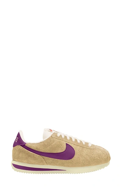 Nike W Cortez Vintage Suede Women's Low Shoe Muslin/viotech/coconut Milk/black