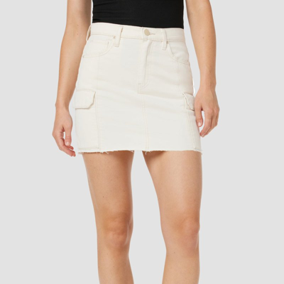 Hudson Women's Viper Cargo Cotton Miniskirt In White