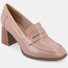 Journee Collection Collection Women's Tru Comfort Foam Wide Width Malleah Pumps In Patent,pink