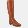 Journee Collection Women's Tru Comfort Foam Elettra Boots In Brown