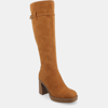 Journee Collection Women's Tru Comfort Foam Letice Boots In Brown
