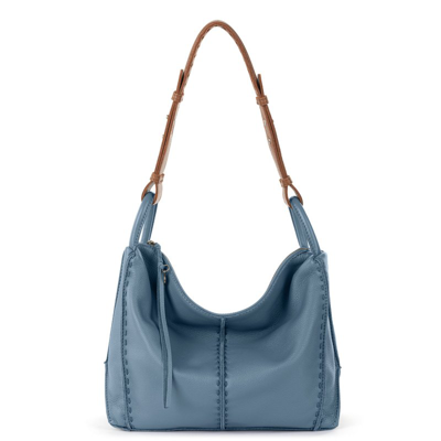 The Sak Brook Leather Hobo In Blue