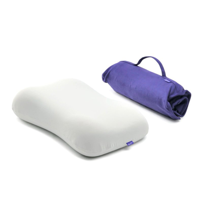 Cushion Lab Travel Deep Sleep Pillow In Purple