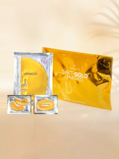 Hadaka Beauty 24kt Gold Hydrating Masks Trio