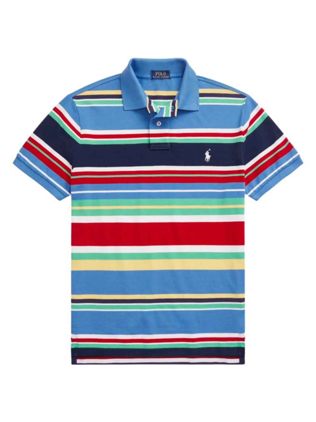 【wata7be】Polo Ralph Lauren Polo Ralph Lauren Men's Striped Cotton Polo Shirt In New England