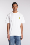 Barrow Iconic Smile T-shirt Crew Neck In White
