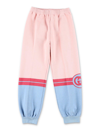 GUCCI INTERLOCKING G PRINTED JERSEY TRACK PANTS