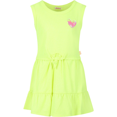 Billieblush Kids' Yellow Dress For Girl