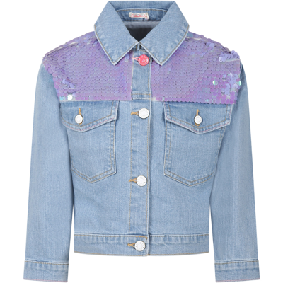 Billieblush Kids' Denim Jacket For Girl