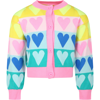 BILLIEBLUSH MULTICOLOR CARDIGAN FOR GIRL WITH HEARTS