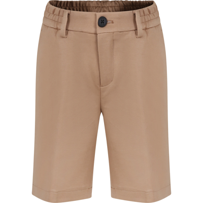 Hugo Boss Kids' Beige Elegant Shorts For Boy