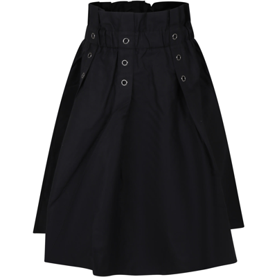 Dkny Kids' Black Casual Skirt For Girl