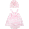 GIVENCHY PINK DRESS FOR BABY GIRL WITH STRIPES