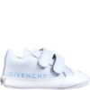 GIVENCHY LIGHT BLUE SNEAKERS FOR BABY BOY WITH LOGO