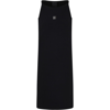 GIVENCHY BLACK DRESS FOR GIRL WITH METAL LOGO