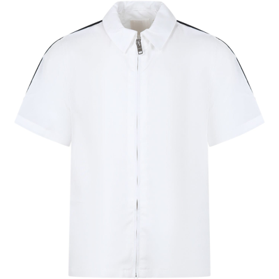 Givenchy Kids' White Shirt For Boy With Logo