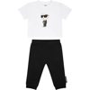 KARL LAGERFELD MULTICOLOR SET FOR BABY BOY WITH KARL PRINT