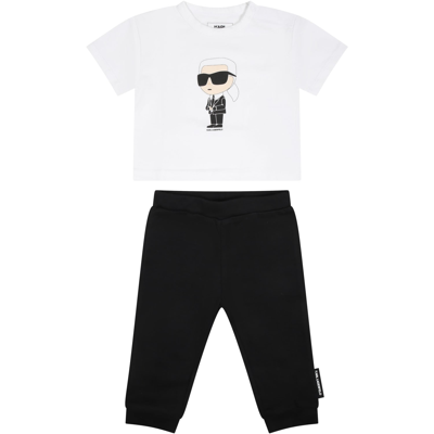 Karl Lagerfeld Multicolor Set For Baby Boy With Karl Print