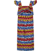 RYKIEL ENFANT MULTICOLOR DRESS FOR GIRL WITH ALL-OVER HEARTS