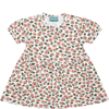 KENZO WHITE DRESS FOR BABY WITH FLORAL PRINT