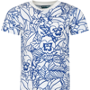 KENZO WHITE T-SHIRT FOR BOY WITH PRINT AND LOGO