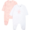 KENZO PINK SET FOR BABY GIRL WITH TOUR EIFFEL AND PRINT