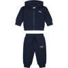 KENZO BLUE SPORTY SUIT FOR BABY BOY WITH LOGO