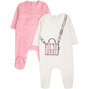 LITTLE MARC JACOBS MULTICOLOR SET FOR BABY GIRL WITH LOGO