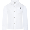 TIMBERLAND WHITE SHIRT FOR BOY WITH LOGO