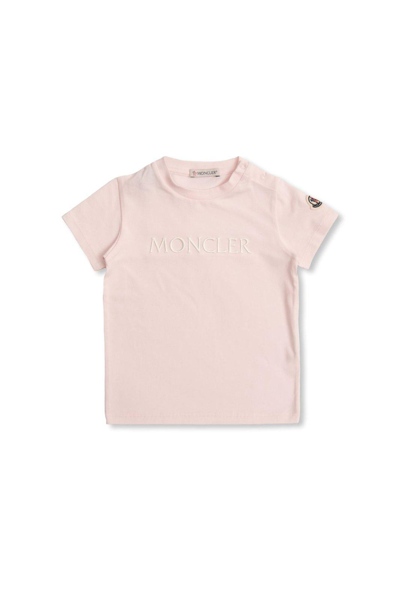 Moncler Kids' Logo-embroidered Crewneck T-shirt