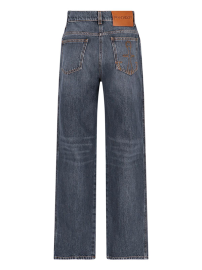 Jw Anderson Straight Jeans In Grey