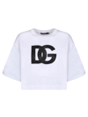 Dolce & Gabbana Asymmetrical Jersey Skirt In White