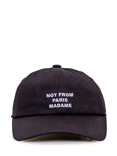 Drôle De Monsieur Not From Paris Madame Cap In Black