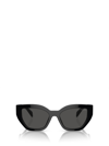Prada Womens Black Pr A09s Butterfly-frame Acetate Sunglasses In Black